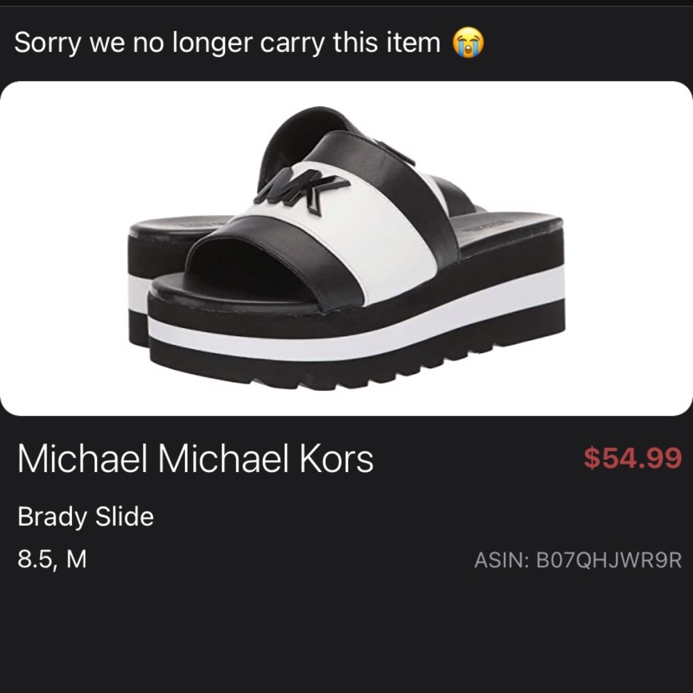 Michael Kors Platform Slide